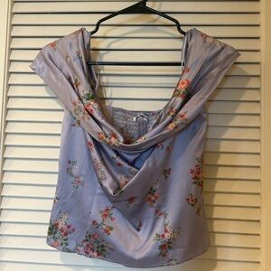 reformation off the shoulder top